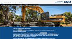 Desktop Screenshot of dmcivil.com.au